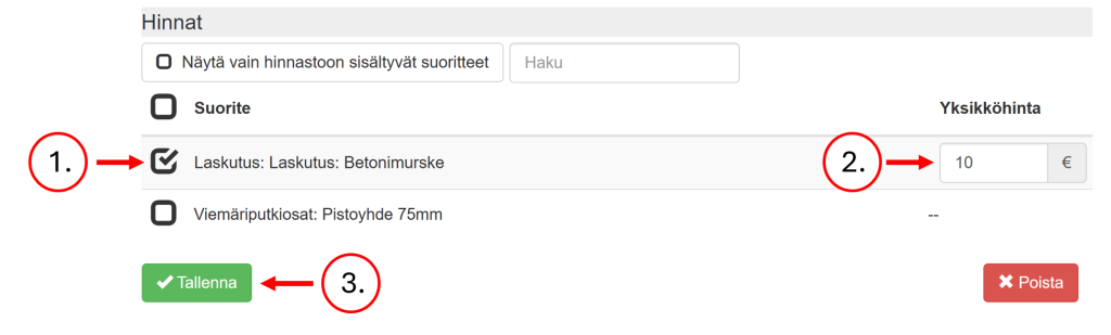 Suoritteiden hallinta 17 image 62