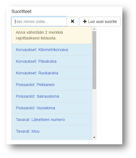 Suoritteiden hallinta 4 image 9